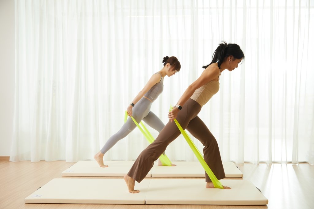 Line Pilates Academy training collage